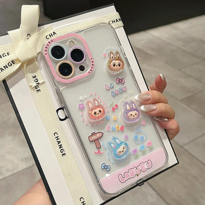 Labubu Light-Up iPhone Case – Shockproof & Glows on Calls