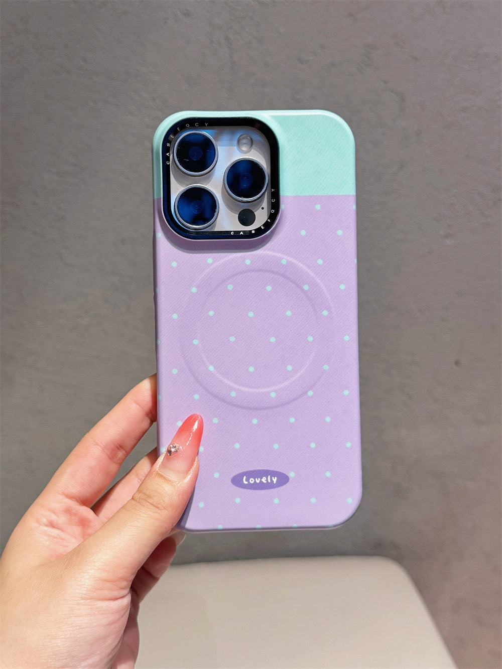 Cute Funny Rabbit StellaLou Magnetic Holder Phone Case for iPhone