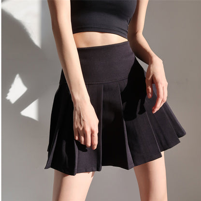 Black Pleated Skirt